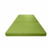 Colchón plegable estirado verde