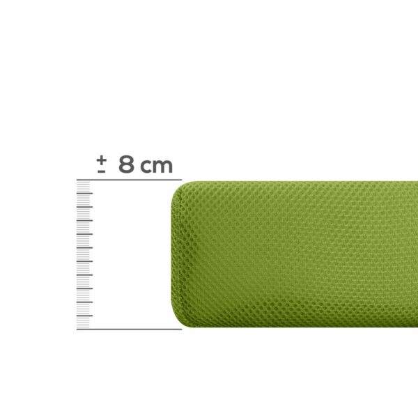 Colchón plegable grosor 8cm verde